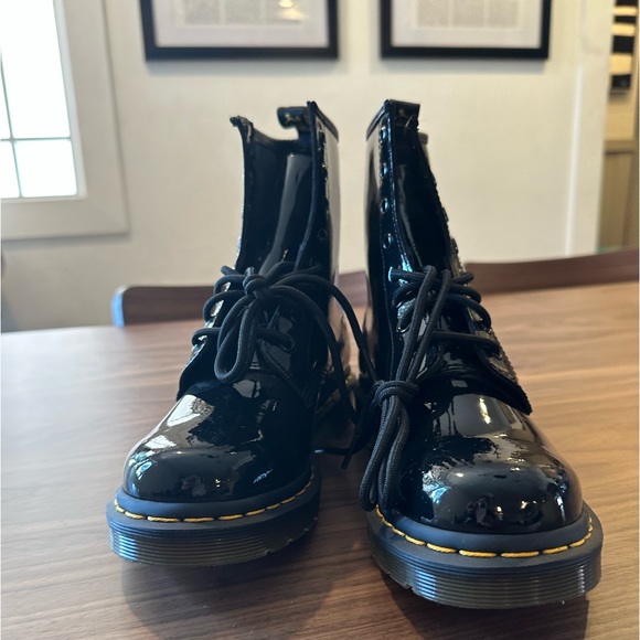 Patent Leather Dr. Marten Boots - Picture 5 of 6